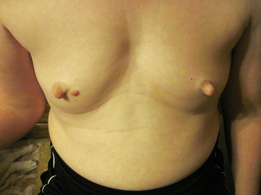 7P Wife's little tits and nipples