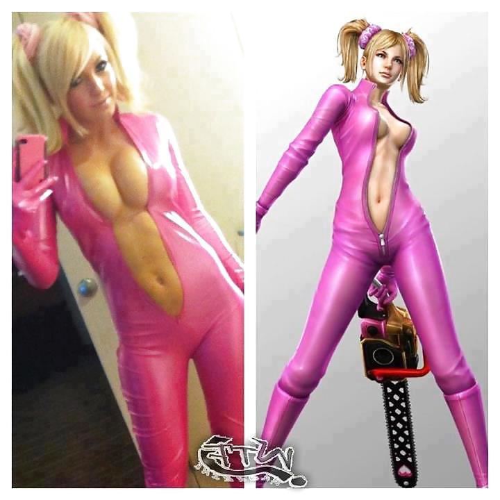 25P Cosplay-Süße verschwendet an Geeks lol