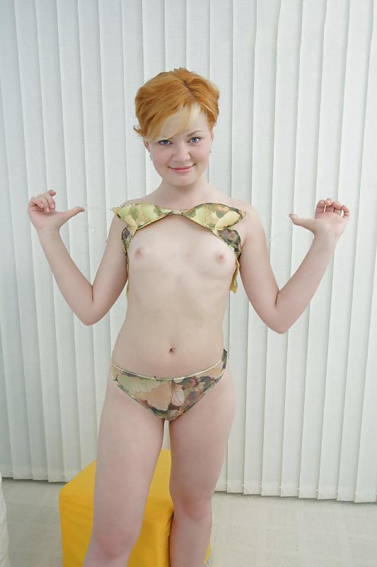 7P Hot little redhead playing nicely with a stiff dick
