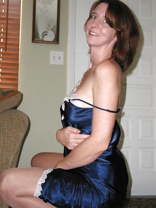 25P Satin Dress & Pantyhose
