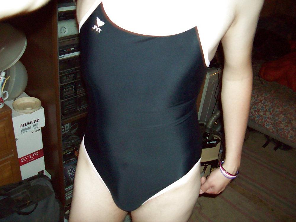 7P Naomi's Pink & Black Swimsuit