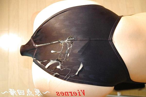 13P Cumming ona swimsuit