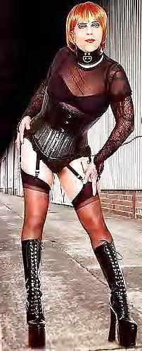 7P I love a tranny in a corset 13