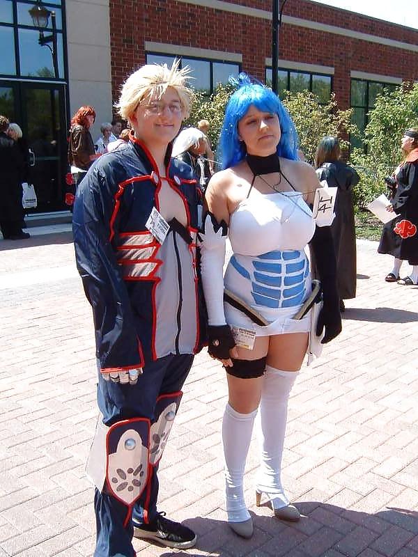 6P Cute Busty Cosplay Teen Girl - Kos-mos