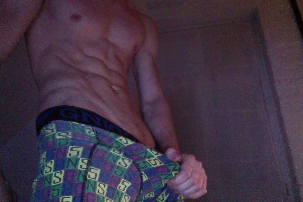 9P Huge cock, young boy, fit body.
