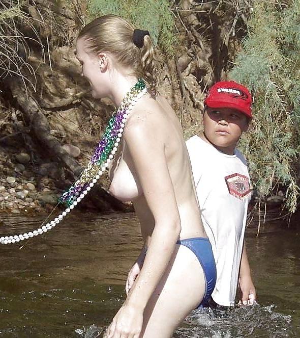 20P Lots of uncovered boobs in this forest