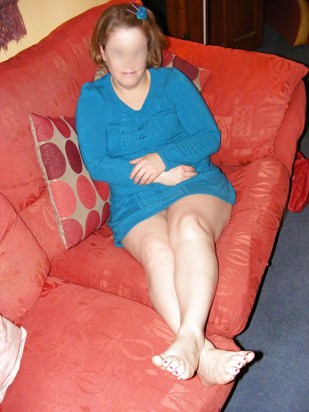 25P Blue dress and black boots