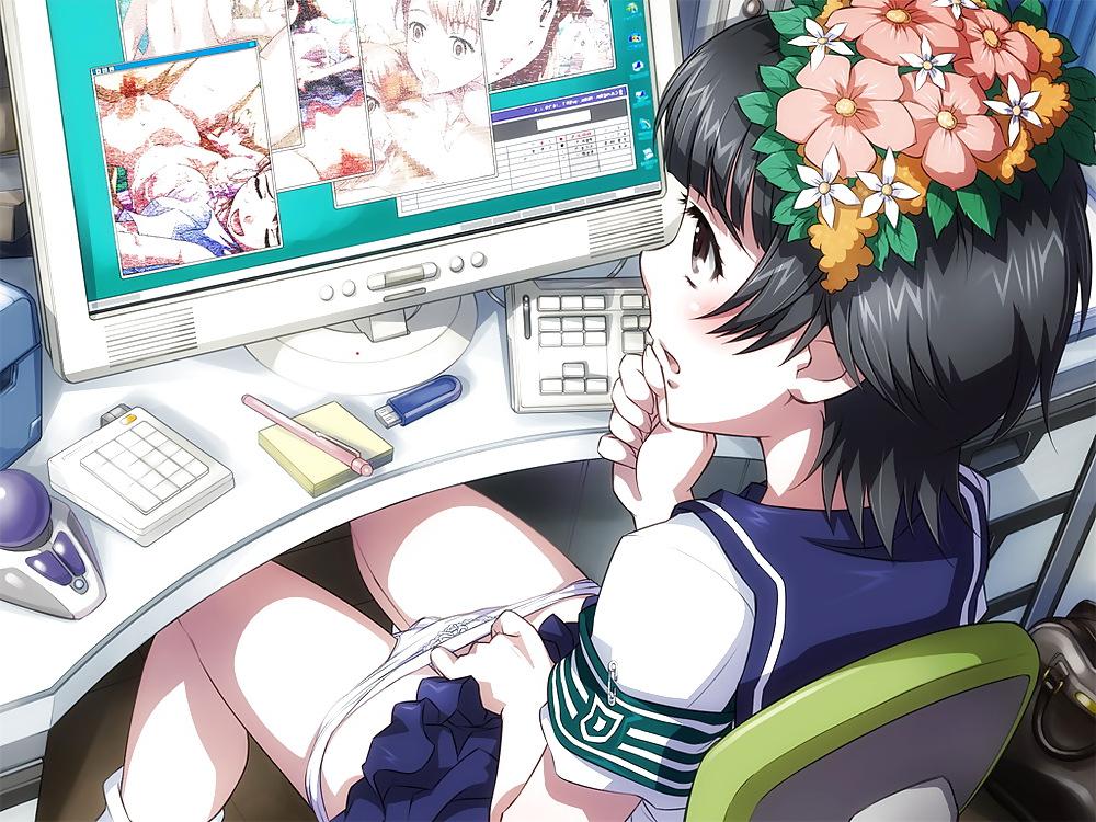 12P Hentai Girls + Computers = Epic Fap