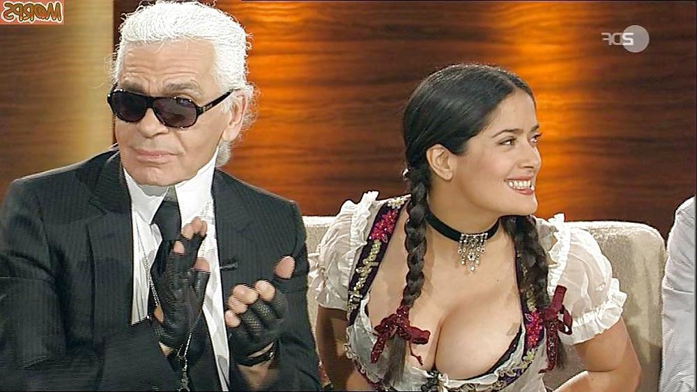 25P Salma Hayek - She Always Has Me Grabbing My Dick!