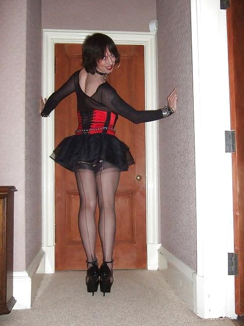25P I love a tranny in a corset 6