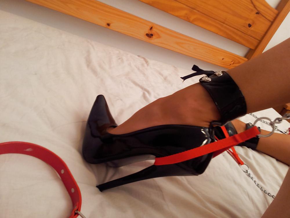 8P Bondex in corset and vintage stockings