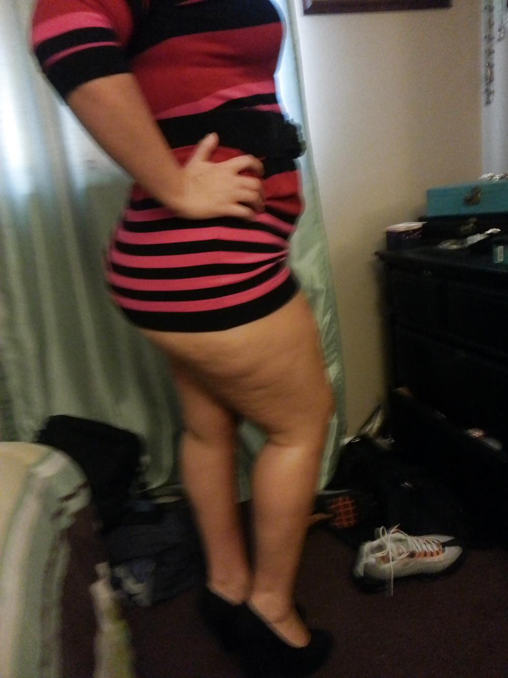 10P Pawg stripped dress