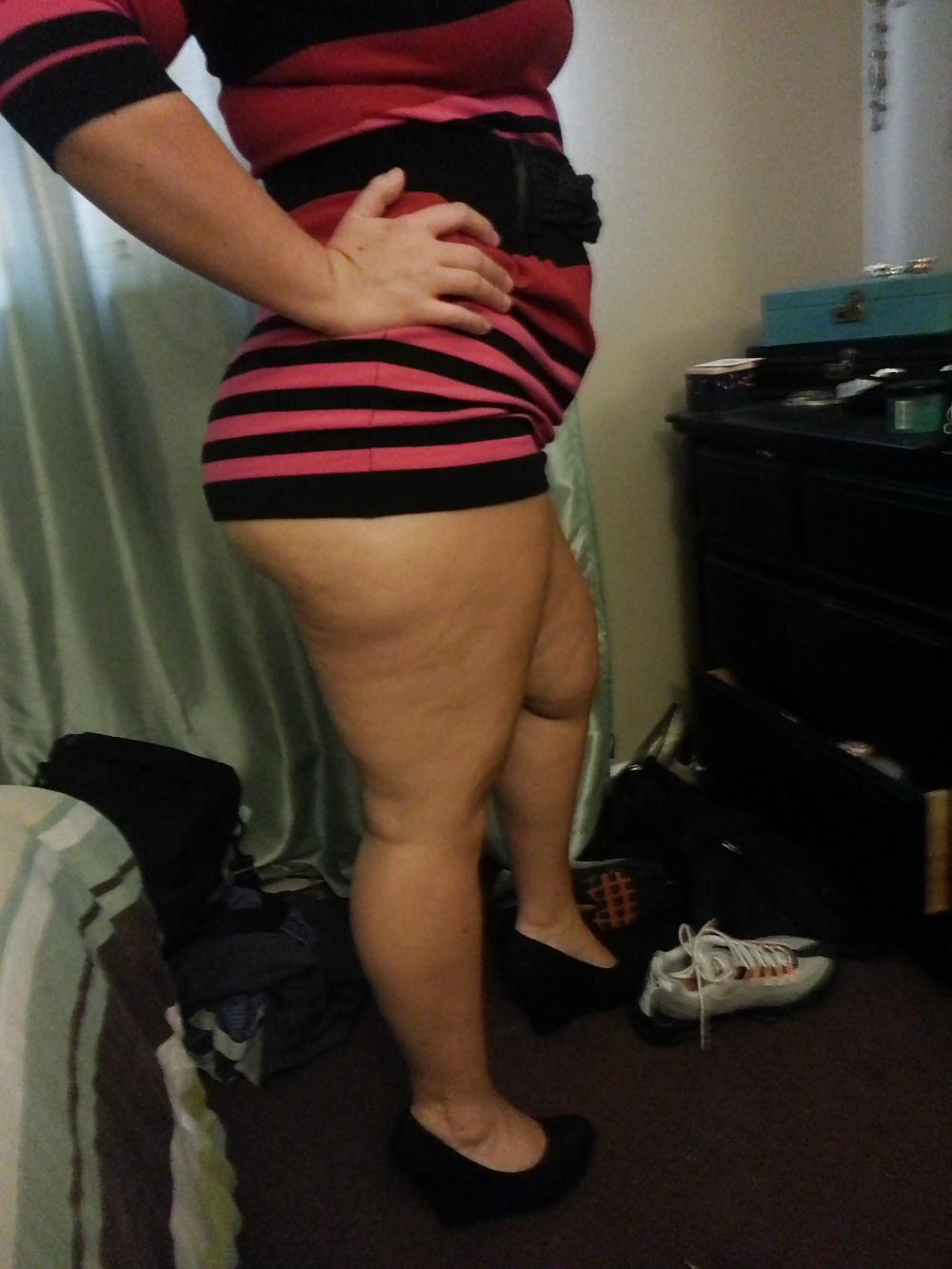 10P Pawg stripped dress
