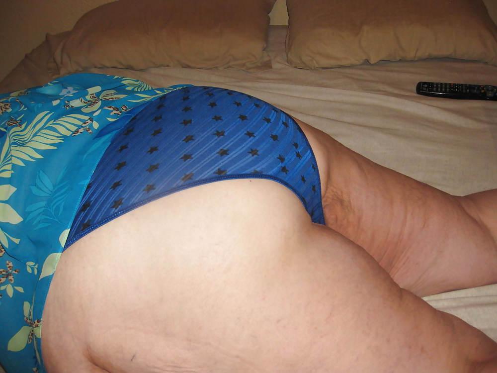 15P Blue panties with stars 