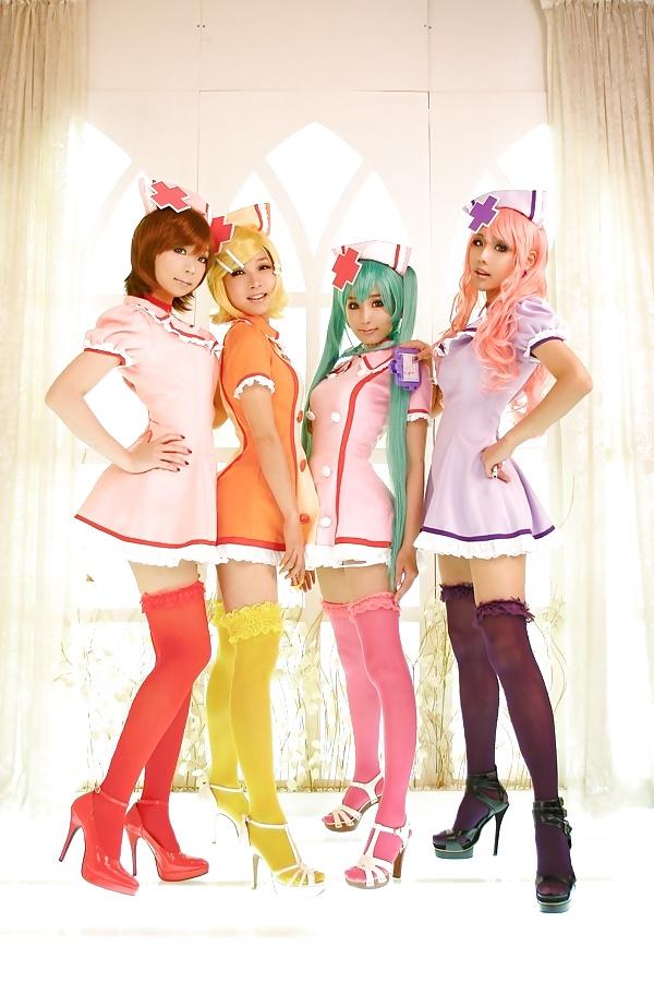6P Tasha's super sexy cosplay nurses