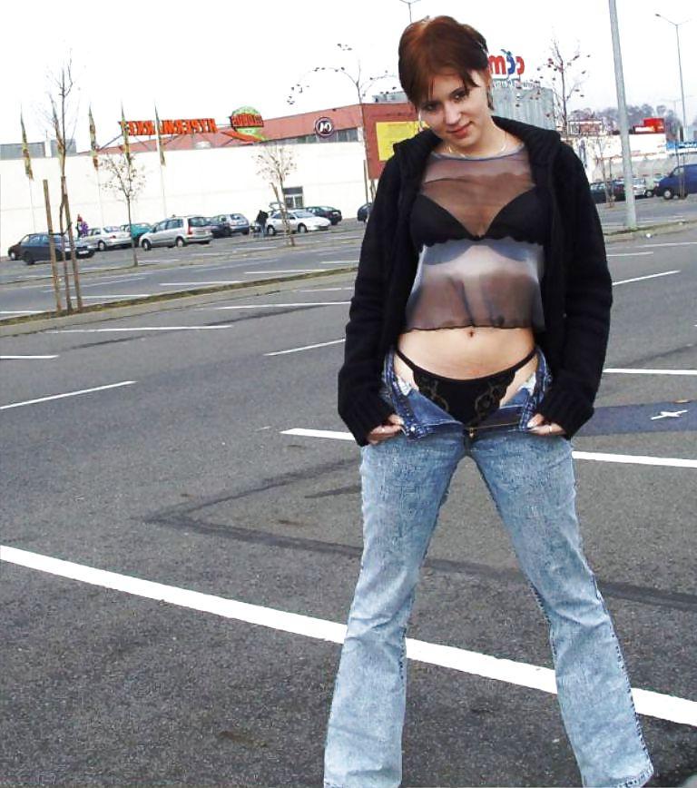 20P Cute shorthaired teen girl with a perfect body - big boobs