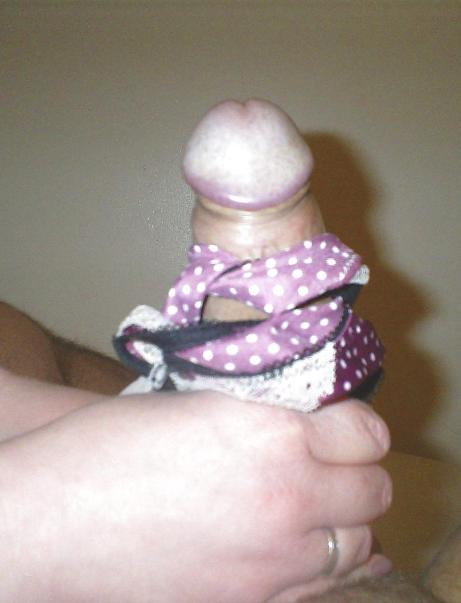 15P THE LUSHMILF - WANKING MY HUSBAND'S COCK INTO MY KNICKERS