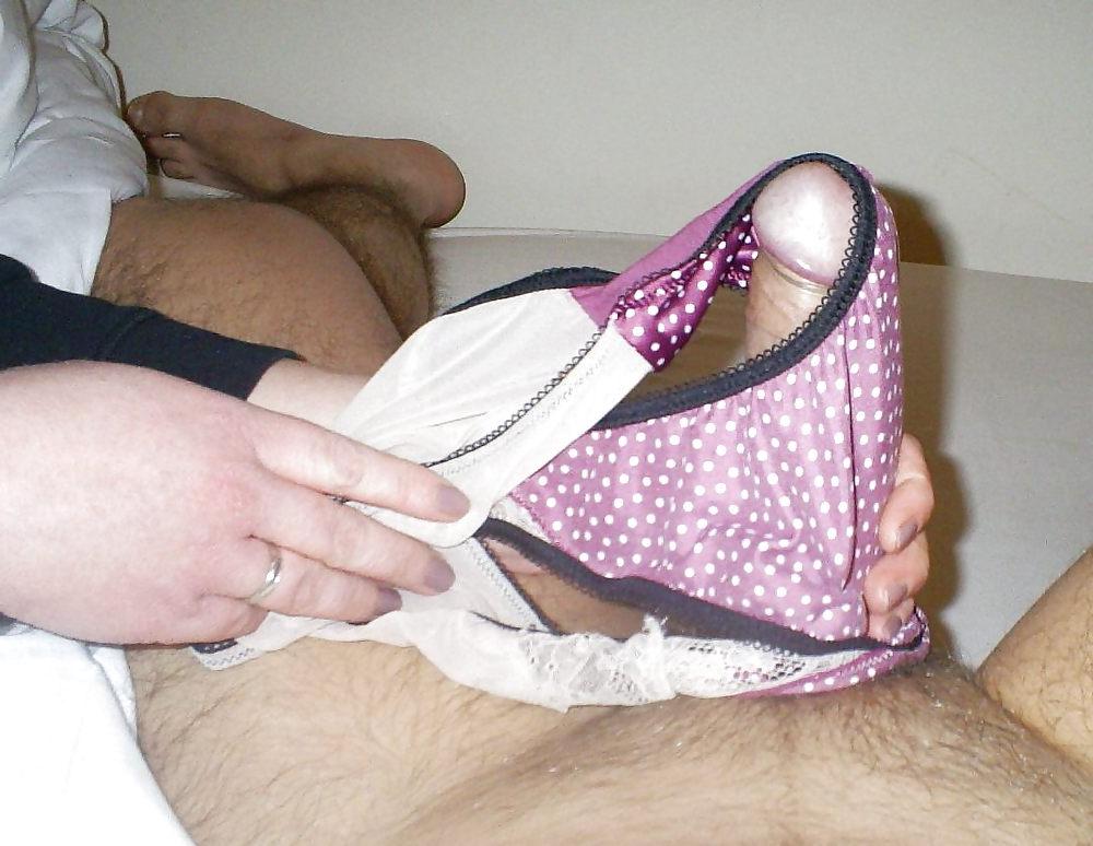 15P THE LUSHMILF - WANKING MY HUSBAND'S COCK INTO MY KNICKERS