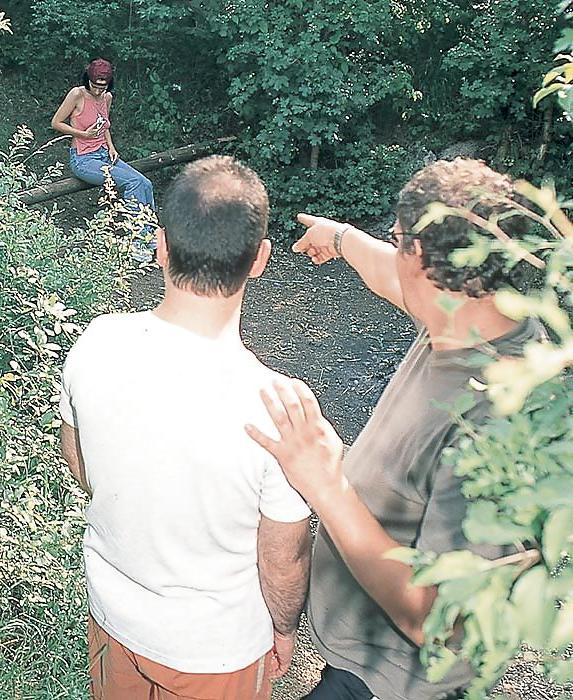22P Babette fucking two random guys in the forest