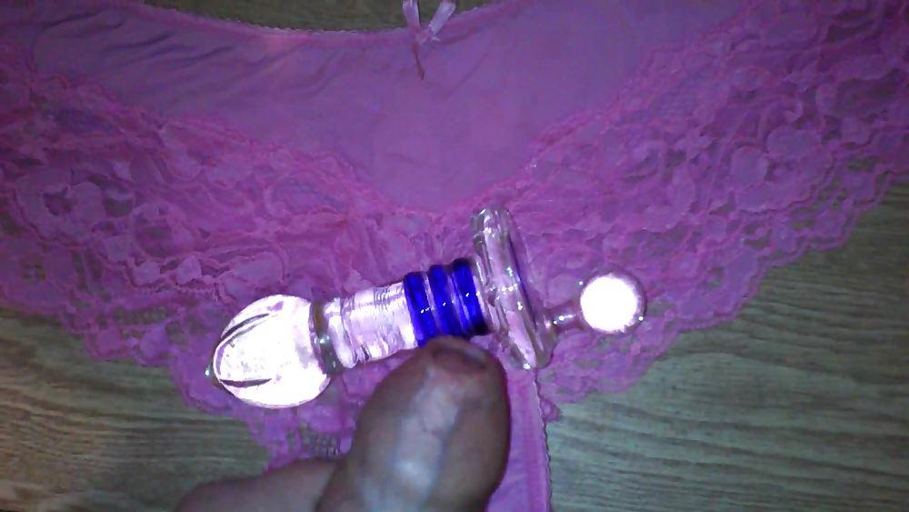 11P Cumming on bbw panties and sex toy