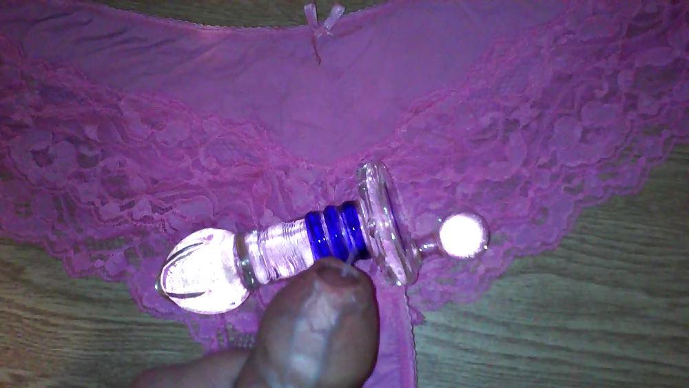 11P Cumming on bbw panties and sex toy