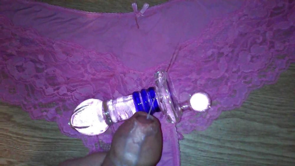 11P Cumming on bbw panties and sex toy