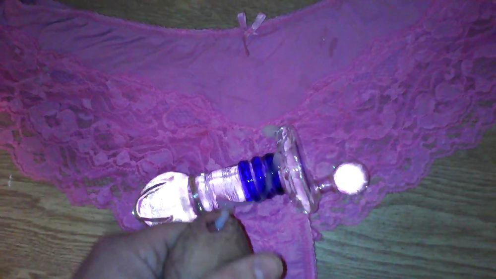 11P Cumming on bbw panties and sex toy
