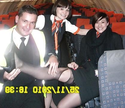 21P Flight attendants stockings ans pantyhose