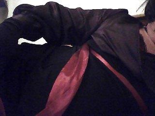 7P Satin purple 2 in one dress