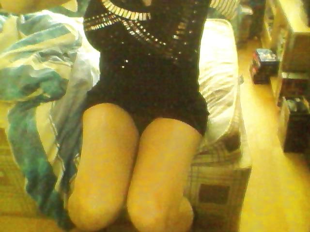 10P Black Dress & Pantyhose