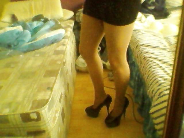 10P Black Dress & Pantyhose