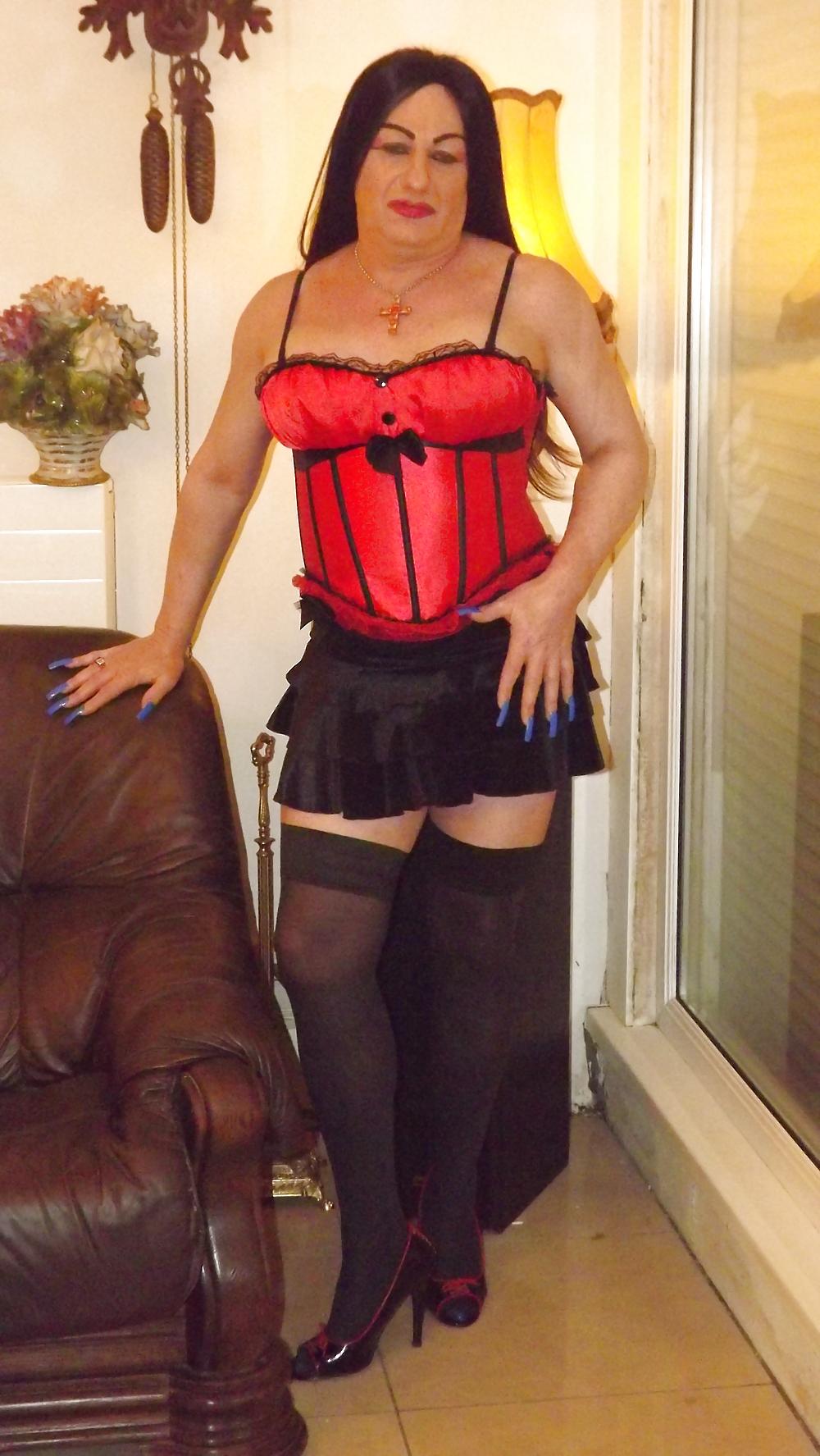 22P FRANSESKA SHEMALE BEAUTY CORSET