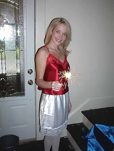 24P Satin Dress, Slip & Camisole