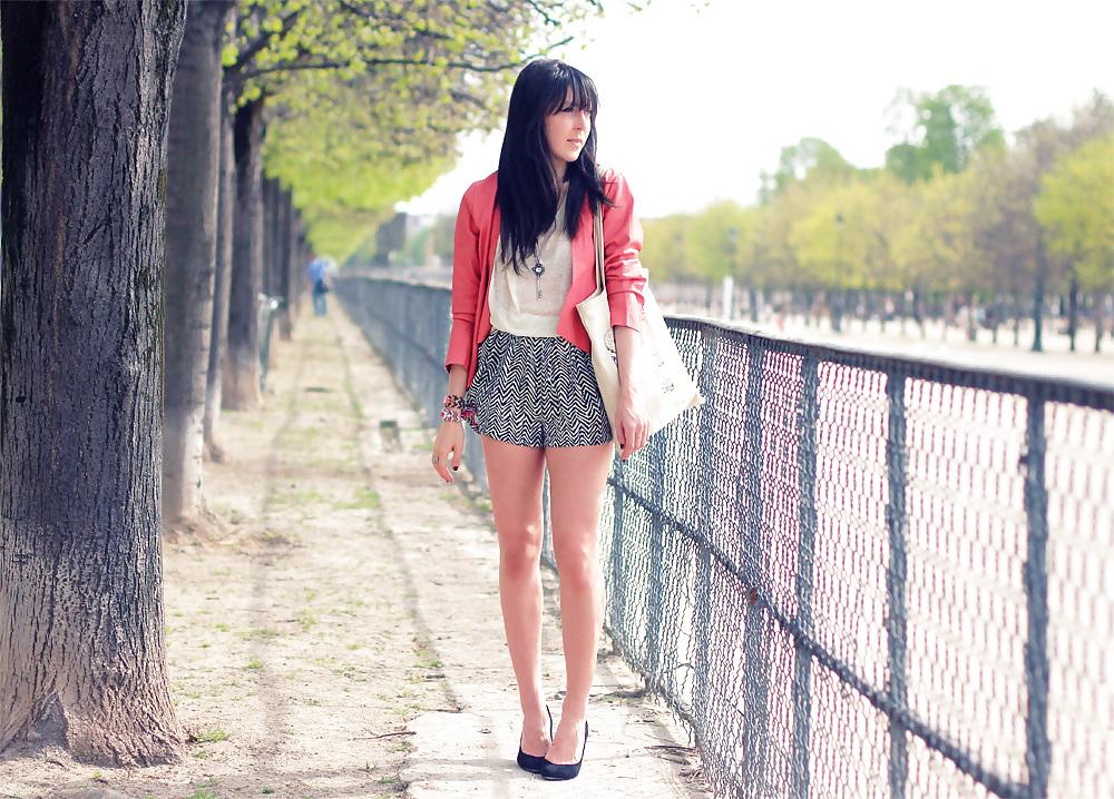 25P French Bloggers Mode with sexy legs 31
