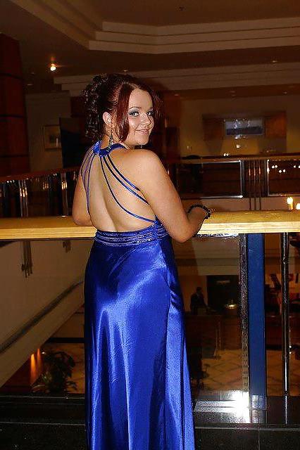 10P Single girl in Prom dress