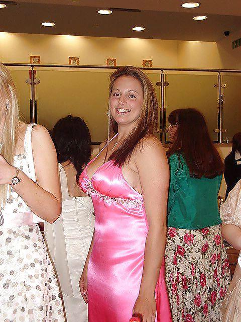 10P Single girl in Prom dress