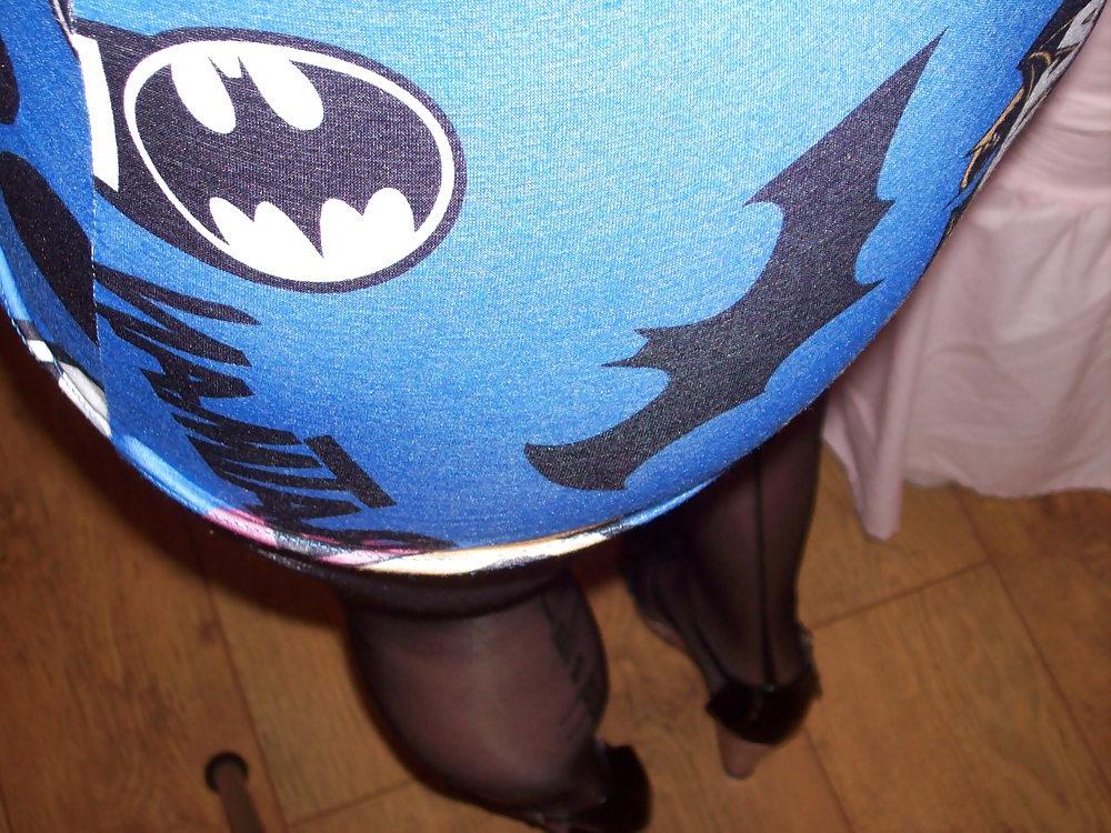 25P Chav Slut in Chavvy Batman Dress