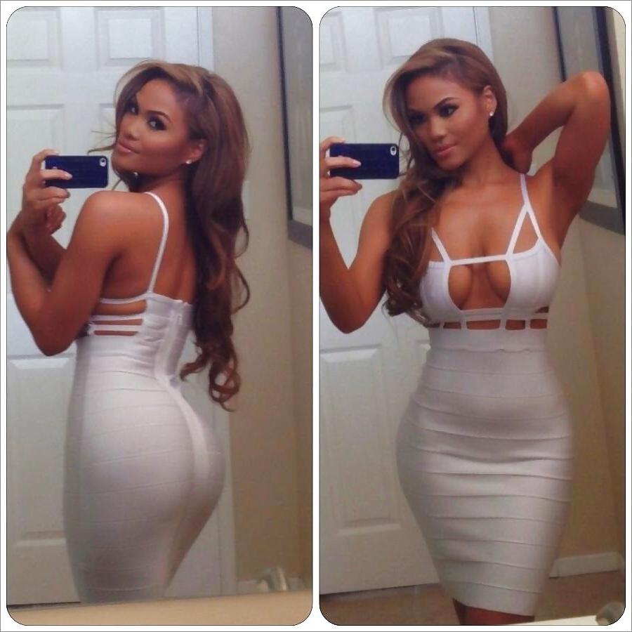 10P Tight dress and sexy ass