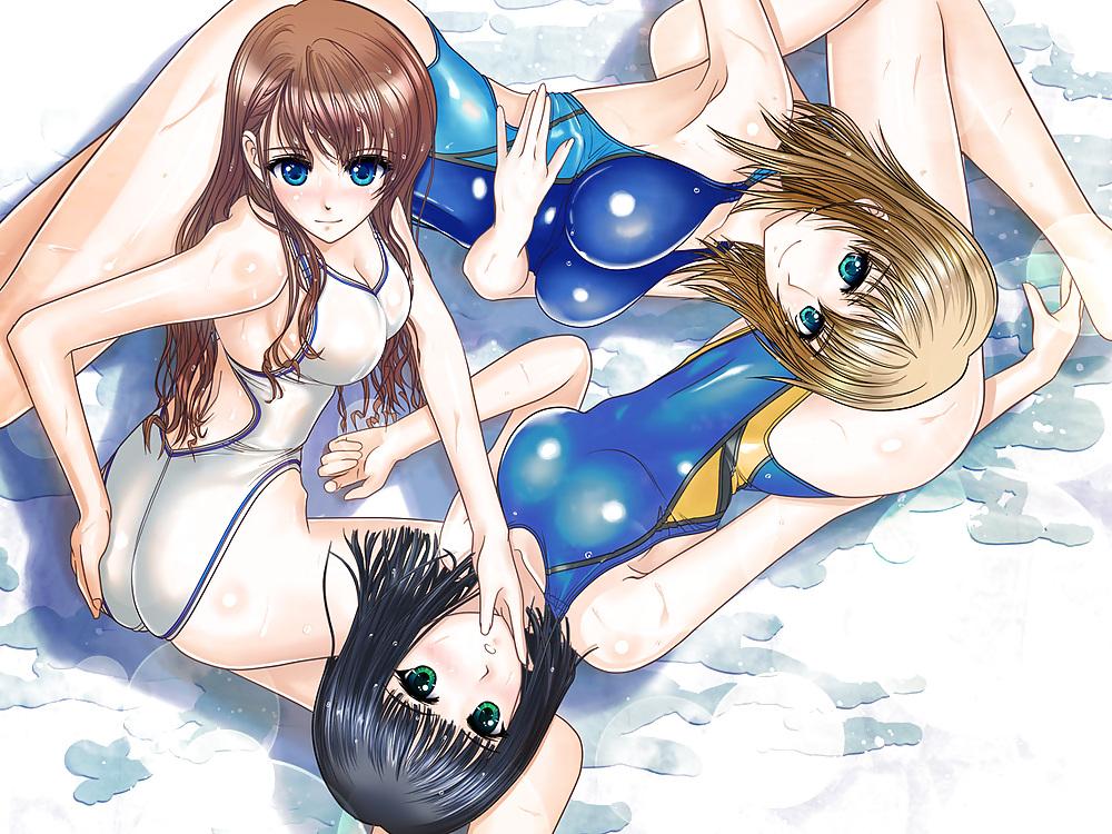 25P HENTAI - Girls with One-Piece-Swimsuit