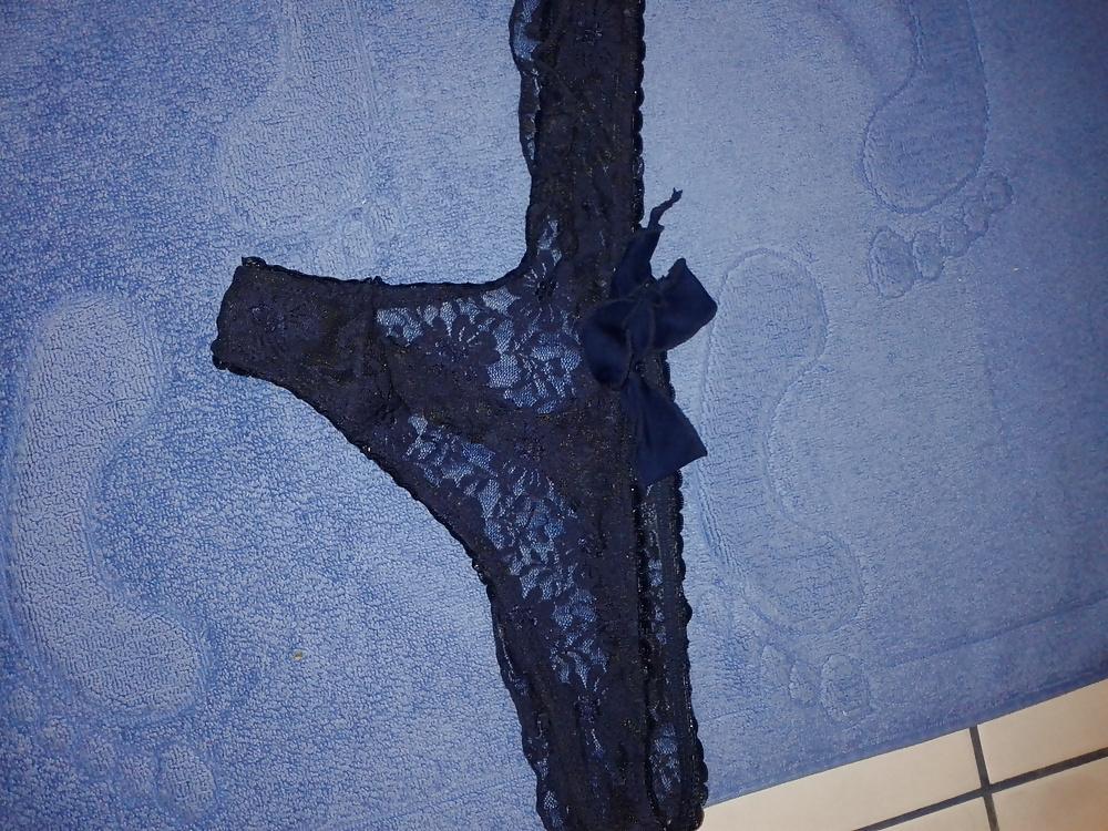 11P Dirty thongs panties of sis in law