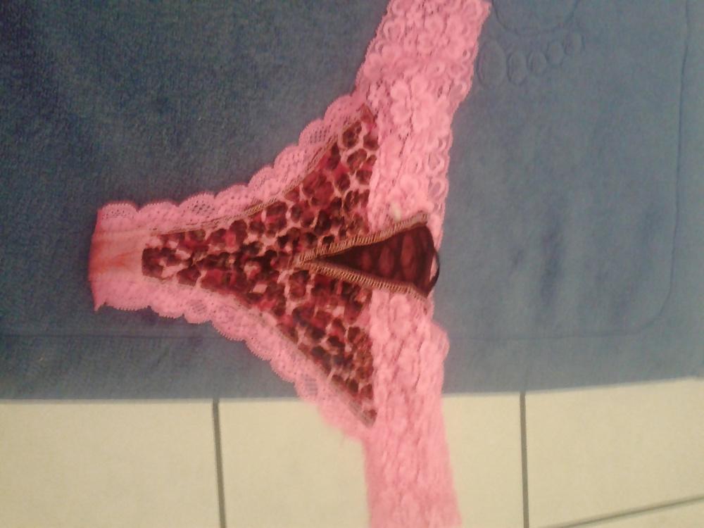 11P Dirty thongs panties of sis in law