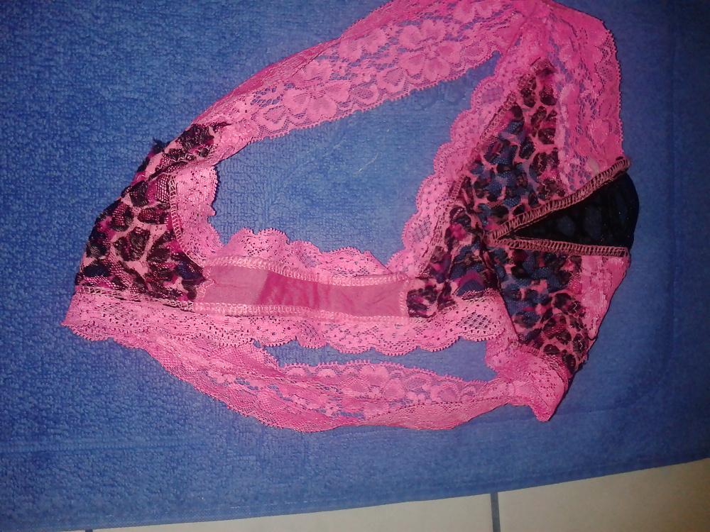 11P Dirty thongs panties of sis in law