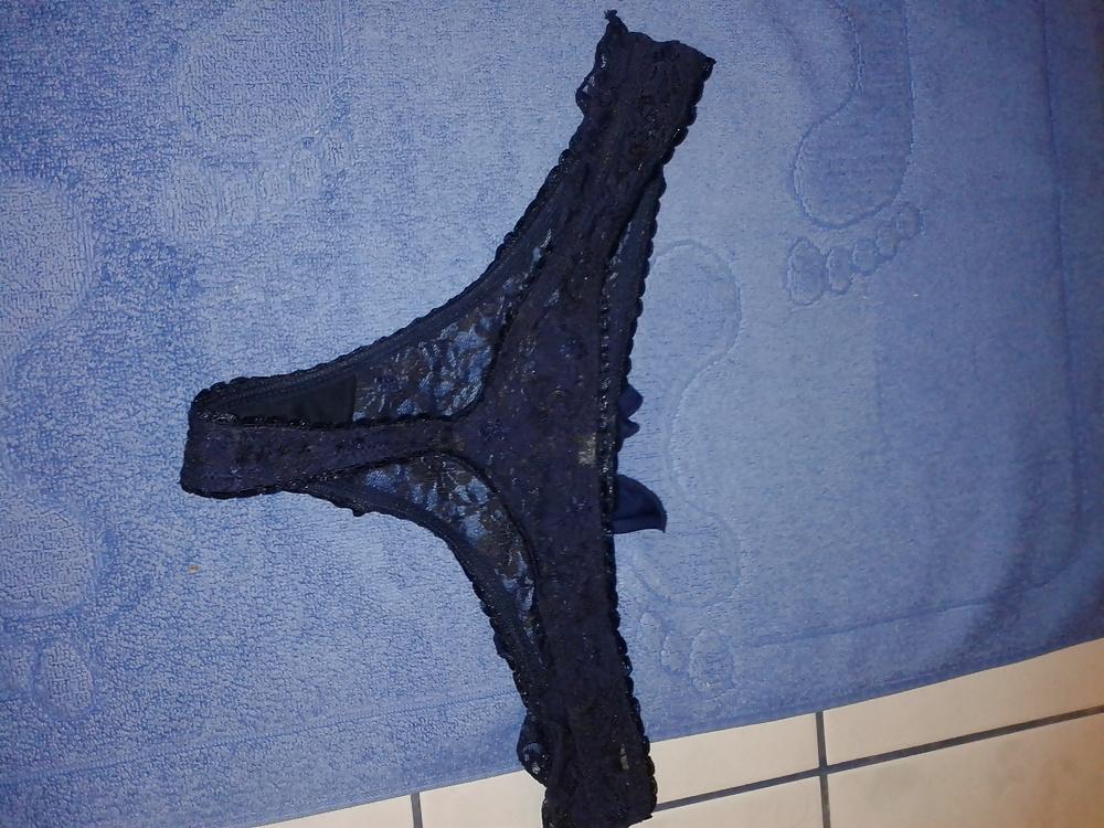 11P Dirty thongs panties of sis in law