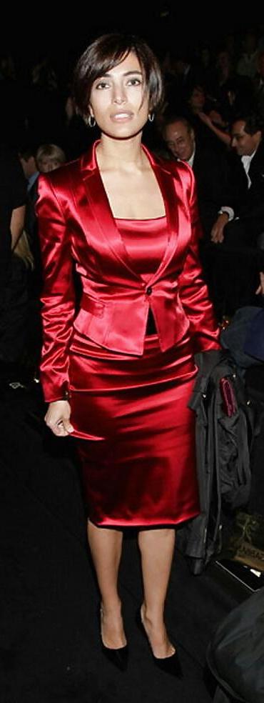 25P Satin dress, suit, uniform