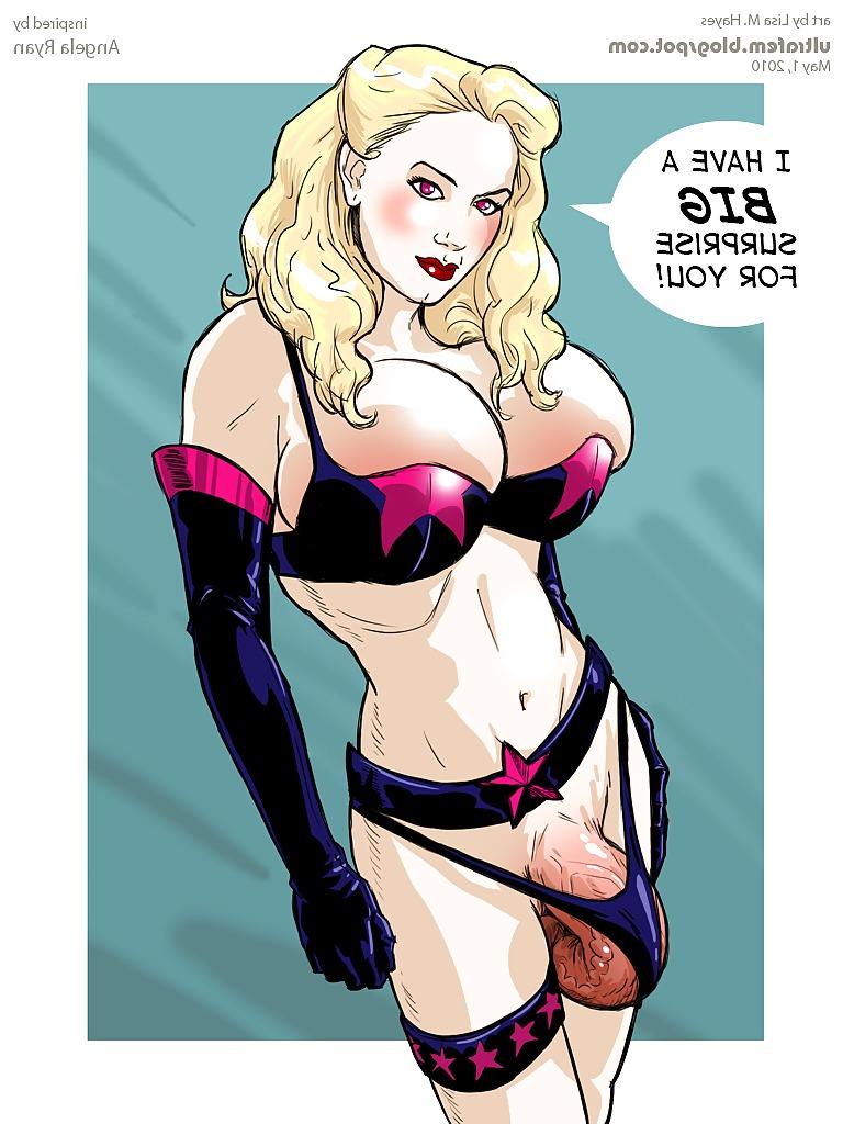 25P Bulges, shemale, futa and dickgirl toons dressed and bulging