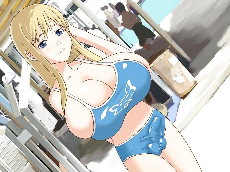 25P Bulges, shemale, futa and dickgirl toons dressed and bulging