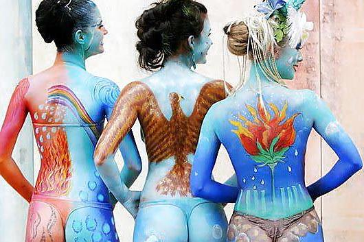7P More body painting