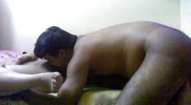 8P Blind folded indian wife smoking and sucking dick