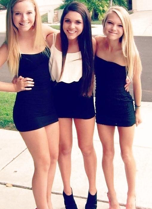 25P Sexy Facebook teens in Micro Dress 