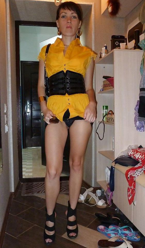 25P Sexy mature Lena (un)dressing  with small tits and ass